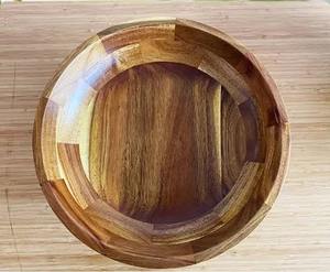 Custom Handmade Wooden Dough Bowl Eco-Friendly & Personalized for Weddings for Gifting & Collecting - Product Image 4