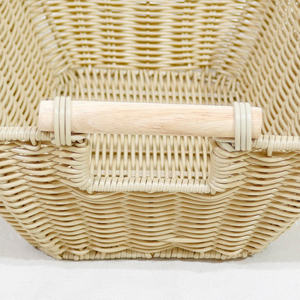 Plateau en poly rotin de haute qualité, design coloré, multifonctionnel, durable, moderne, salon, boissons, salle de bain, directement de l'usine - Product Image 4