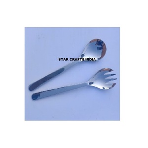 ส้อมช้อนร้อนธรรมดาดีไซน์ใหม่หรูหราแฟนซีพรีเมี่ยมพร้อมชุบนิกเกิลสำหรับตกแต่งบ้านและใช้ในครัว - Product Image 1