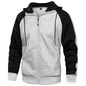 Sudadera informal de manga larga con cremallera para hombre con cordón y bolsillo Chaqueta con capucha estampada de otoño-Sudaderas con estampado digital - Product Image 4