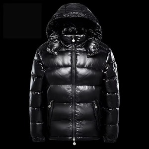 Veste d'hiver personnalisée en duvet de canard pour hommes, veste rembourrée à la taille avec col en fourrure à bulles, service OEM, à prix de gros - Product Image 3