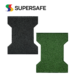 Revêtement de sol en caoutchouc I-Brick à installation rapide de haute qualité pour aires de jeux et granges à chevaux Aspects attrayants - Product Image 5