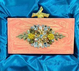 Pochette de type personnalisé en résine artisanale indienne pour femme - Product Image 1