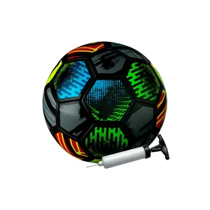 Realizzati in Pakistan con logo personalizzato palloni da piede/palloni da calcio/pallone da calcio resistente la migliore qualità