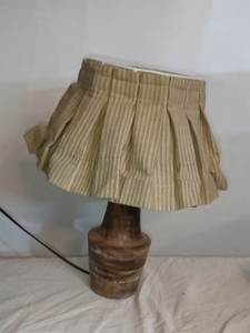 Couteau vintage abat-jour plissé abat-jour jupe ikat tissu imprimé pour lampe de table intérieure accessoires d'éclairage couverture - Product Image 2