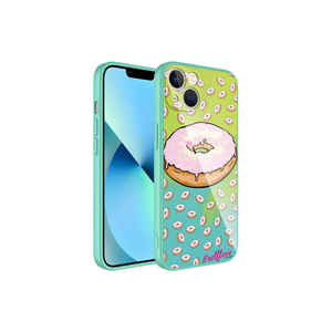Funda de Silicona Rígida Epoxi con Diseño Personalizado Serie NXXA para iPhone 13 Plus, Anti-Huellas, Estilo Ins, Ofrece Protección para la Cámara - Product Image 1