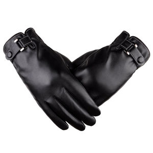 Gants de conduite en cuir de qualité supérieure FineFit doux en peau de vache véritable agneau respirant anti-dérapant écran tactile Compatible pour une utilisation décontractée - Product Image 2