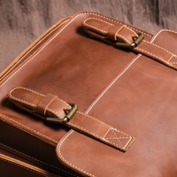 Sac à bandoulière personnalisé en cuir véritable imperméable avec fermeture éclair réutilisable grande capacité pour femmes