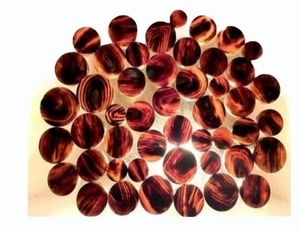 Buffalo Horn Colors Button Raw Custom Sizes Brown Buffalo Real Horn Button Raw Blank Horn Button - Product Image 4