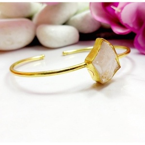 Gold Plated Brass Rough Fashion Cuff <b>Bracelets</b> - Product Image 5
