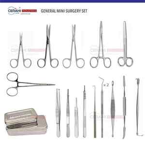 Ensemble d'instruments de chirurgie générale en acier inoxydable 100 pièces certifié CE de classe I ISO avec garantie de 3 ans - Product Image 2
