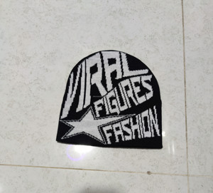 Gorro Jacquard de Talla Grande, Diseño Personalizado, Precio al por Mayor, Logotipo Bordado, Letras de Hip Hop, Tejido de Invierno, 100% Acrílico - Product Image 4