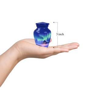 Aurores boréales urnes pour cendres humaines crémation pour cendres pour adultes funérailles commémoratives personnalisées urnes pour hommes - Product Image 2