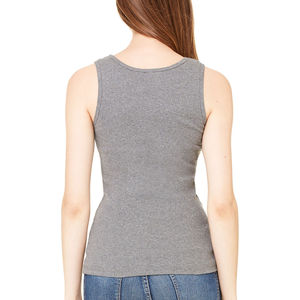 Logotipo personalizado nueva moda de verano camiseta sin mangas para mujer ropa deportiva camisetas sin mangas servicio moda mujer camiseta sin mangas nueva llegada - Product Image 5