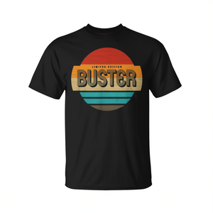 Camiseta Buster Retro Vintage Sunset de Edición Limitada, Ropa Promocional de Estilo Vintage - Product Image 2