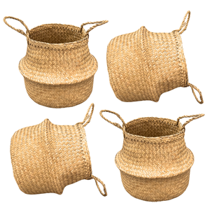 PRODUCTO MÁS VENTA Eco Luxe Seagrass Basket Una opción sofisticada y funcional para el almacenamiento de alimentos y accesorios de cocina - Product Image 1