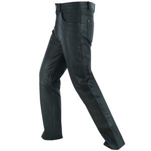 Pantalones de Cuero Estilo Motero para Hombre, Cómodos, Elásticos, de Cuero PU, Ajustados, para Motocicleta, en Venta en Línea - Product Image 3