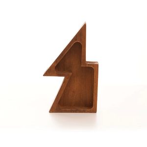 Tazón de masa de madera con forma de relámpago, venta al por mayor, tazones de masa de madera para hacer velas, venta al por mayor, cuencos de masa de madera rústicos tradebyd - Product Image 1