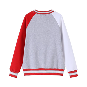 Sweat-shirt universitaire en chenille de haute qualité, col rond, lavage à l'acide, doublure en polyester/coton, logo universitaire - Product Image 2