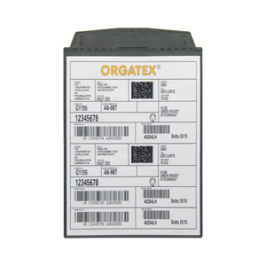 Portadocumenti con tasche magnetiche, DIN A5 verticale, grigio scuro, 2 strisce magnetiche, 10 pz. / confezione.- SD2M/5210-06 - Product Image 1