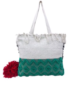 Bolso de mano de algodón Dari de edición limitada para mujer, ecológico, hecho a mano con cremallera, moda informal multiusos para uso nocturno - Product Image 4