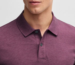 Polo transpirable de color sólido con logotipo personalizado de diseño éxito de ventas camisetas polo personalizadas - Product Image 5