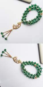 MINDFULNESS SPIRITUELLE ISLAMIQUE CADEAUX EID OUTIL DE PRIÈRE LUKS Prière Misbah33 Perles Musulman Islamique Eid Tesbih - Product Image 6