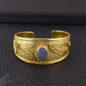 Brazalete de Metal de Moda, Diseño de Escultura Moderna China, Joyería para Niñas y Mujeres, Brazalete Étnico Moderno Hecho a Mano, Exportación al por Mayor, Premium - Product Image 2