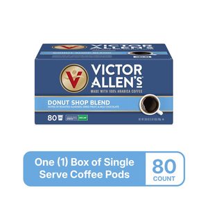 Victor Allen's Coffee Decaf Donut Shop Blend, Medium Roast, 80 Count, Single Serve Coffee Pods - Product Image 2