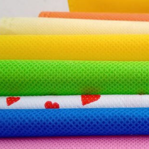 ผ้าพีพีกันน้ำรีไซเคิลได้เป็นมิตรกับสิ่งแวดล้อมวัสดุย่อยสลายได้ทางชีวภาพสำหรับถุงช้อปปิ้งแบบนำกลับมาใช้ใหม่ได้ลายกากบาท/ธรรมดา - Product Image 1