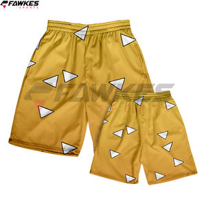 Ropa de calle Hip Hop playa traje de baño surf Casual pantalones cortos cintura elástica hombres pantalones Boardshorts secado rápido al por mayor - Product Image 2