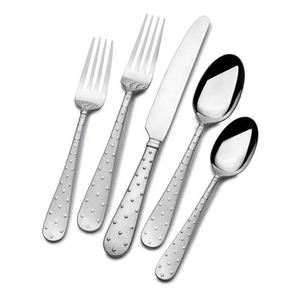 Cubiertos decorativos elegantes, vajilla de acero inoxidable, juego de cubiertos de mango largo, cubiertos, utensilios de cocina, cuchara de boda de la India - Product Image 5