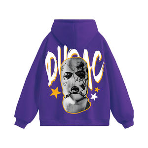 Wholesale 100% Cotton 500gsm Hoodie Heavyweight Clothing <b>Sweatshirts</b> Custom Printing Oversize <b>Men</b> Hoodie Embroidery Hoodies - Product Image 3