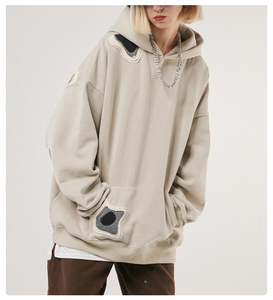 Basics algodón personalizado peso pesado pulóver Sudadera con capucha de los hombres de gran tamaño Unisex sudaderas Streetwear para hombres - Product Image 6
