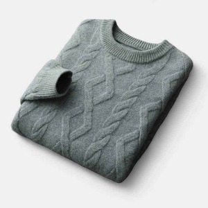 Pull en cachemire et laine pour homme, nouvelle arrivée, haute qualité, style décontracté d'hiver, respirant - Product Image 4