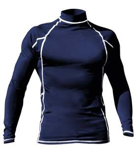 Protection anti Rash pour hommes, logo personnalisé, manches courtes, respirants, meilleure qualité, vente en gros - Product Image 3