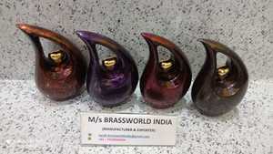 Urna de cremación para adultos de Metal de latón de estilo americano, diseño de lágrima, cartón de descuento al por mayor para enterrar suministros funerarios humanos - Product Image 2