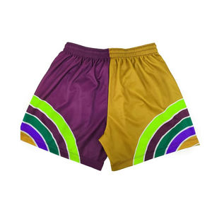 Shorts de rugby personnalisés en polyester respirant à séchage rapide, imprimés numériquement, style hip-hop, avec poches – Vente en gros à prix réduit - Product Image 5