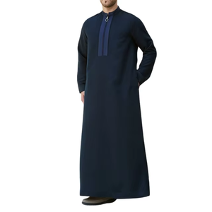 Túnicas Islámicas para Hombre de Primera Calidad, Elegantes, Casuales, Transpirables, Ligeras, de Secado Rápido, de Algodón, Largas, Precio al por Mayor - Product Image 1