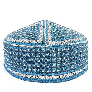 Chapeaux de prière avec logo personnalisé pour hommes Vente en gros de casquettes Kuffi musulmanes en coton à la mode pour hommes - Product Image 4