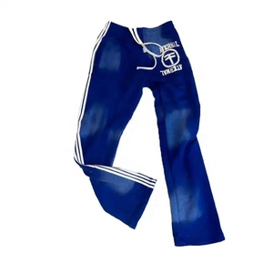 Ensemble fitness personnalisé de haute qualité, délavé au soleil, 100% coton, survêtement avec logo vieilli, coupe cousue, pantalon de survêtement, sweat à capuche - Product Image 5
