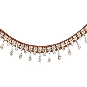 Bandas para cejas de caballo con cuentas de cristal de cuero personalizadas con el mejor diseño, banda para cejas con brida de caballo occidental a precio de fábrica mayorista - Product Image 3