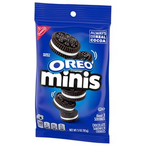OREO Minis Chocolate Sandwich Cookies, 12-3 oz Bags - Product Image 3
