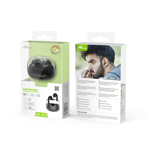 Écouteurs sans fil semi-intra-auriculaires noirs EP-72 Digitalome pour microphone V5.1 Casque de jeu étanche pour ordinateurs mobiles - Product Image 3