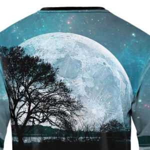 Sweat-shirt en polyester pour hommes, impression numérique personnalisée, sport, décontracté, OEM, marque privée, usine pour hommes - Product Image 5