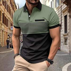 Camiseta Deportiva de Manga Corta para Hombre, 100% Algodón de Alta Calidad, con Bolsillo Personalizado y Estampado Antiencogimiento, para Verano - Product Image 6