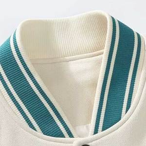 2025 New <b>Men's</b> High Quality Letterman Varsity <b>Jackets</b> Wool Body with Stand Collar and <b>Long</b> Sleeves Winter Canvas Canvas - Product Image 2