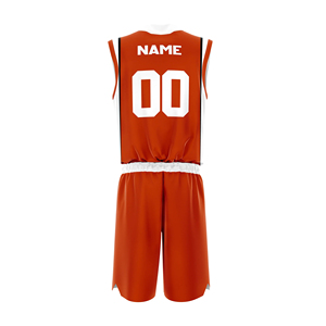 Ensemble de maillots de basket-ball à sublimation personnalisée unisexe uniforme d'équipe à quantité minimale de commande basse avec logo motif de vêtements de sport comprenant des chemises et des shorts pour enfants - Product Image 2