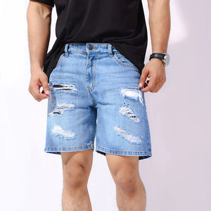 Venta al por mayor de diseño popular de los hombres pantalones cortos de mezclilla de alta calidad de los hombres pantalones cortos de mezclilla Venta caliente de los hombres pantalones cortos de mezclilla - Product Image 5