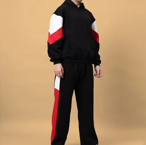 ชุดวอร์มผ้าฟลีซโพลีเอสเตอร์/คอตตอนแบบมีฮู้ด ระบายอากาศได้ดี เหมาะสำหรับฤดูหนาว สไตล์ลำลอง สตรีทแวร์  สามารถสั่งทำได้ - Product Image 6